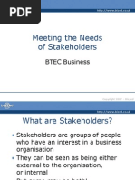 Stakeholders