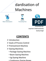 Standardisation of Machine