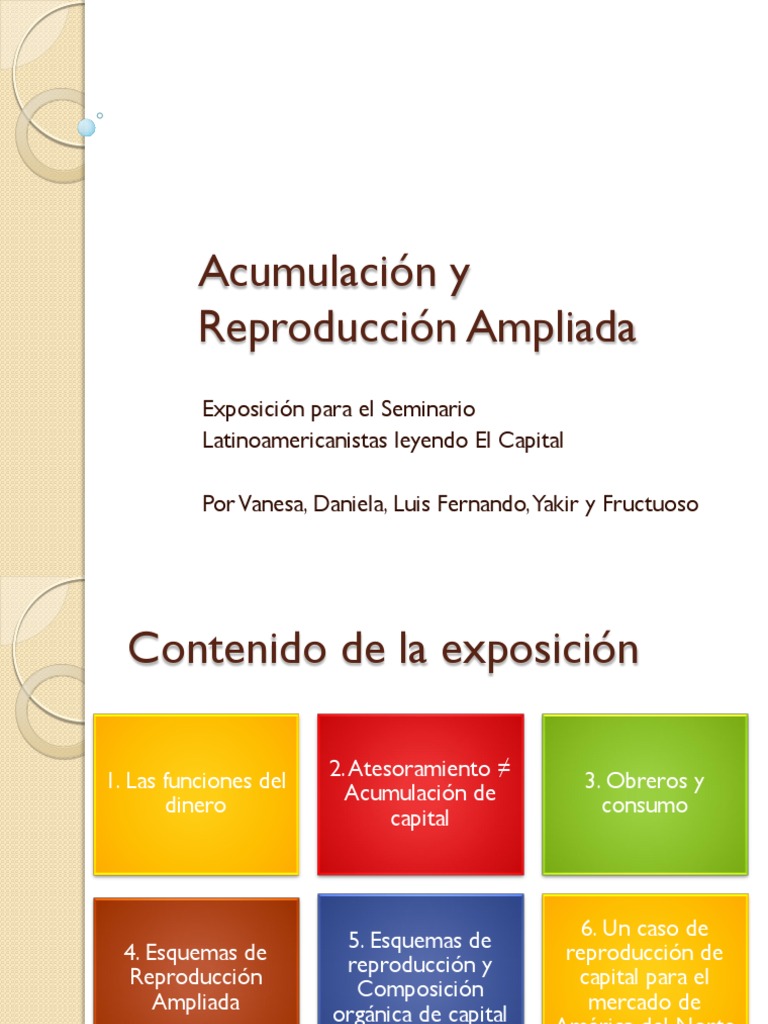Acumulación y Reproducción Ampliada PDF México Economía (general)