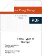 Mechanical Energy Storage: Ali Shazan Gulrez A3EE56