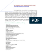 International Journal of Computational Biology, Informatics and Control (IJCBIC)