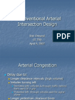 Unconventional Arterial Intersection Design