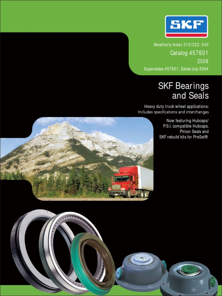 SKF Seal Axle Bearing (Mechanical)