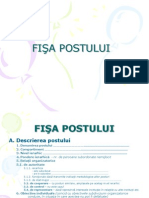 Fisa Postului Slide