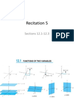 Recitation 5: Sections 12.1-12.3