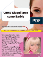Como Maquillarse Como Barbie 
