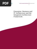 Enterprise Business and IT Architecture and The Integrated Architecture Framework