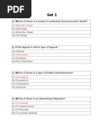 Advertising Management Multiple Choice Questions