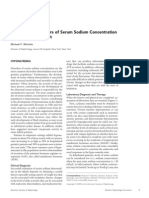 Chapter 16: Disorders of Serum Sodium Concentration in The Elderly Patient