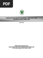 Download Panduan Penyusunan Proposal Protokol Dan Laporan Akhir Penelitian by Angelia Stefani Coins SN228946852 doc pdf