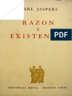 Jaspers Karl Razon Y Existencia PDF