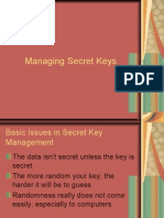 Managing Secret Keys