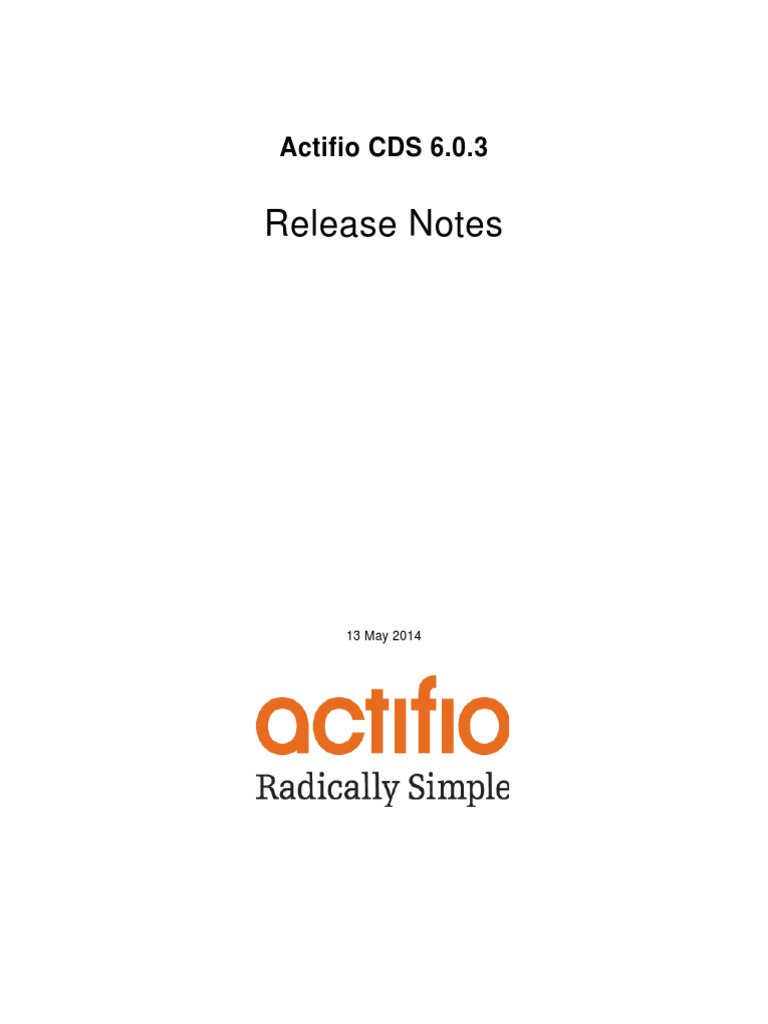 Cds Release Notes 603 | PDF | Microsoft Sql Server | Virtual Machine