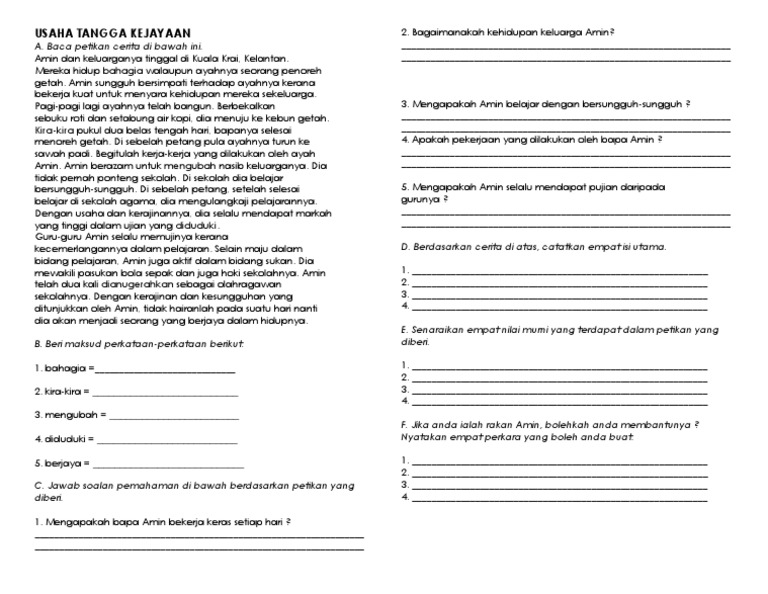 Usaha Tangga Kejayaan Pdf