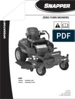 Manual - Snapper Zero Turn Mower Like Craftsman