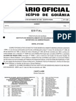 Diário Oficial do Município de Goiânia publica editais e resultados de concurso público