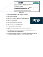 Acidentes de trabalho, higiene ocupacional e leis trabalhistas