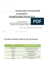 Planificarea Peisajului - Modelarea structurală și funcțională a peisajelor