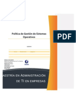 Politica de Gestion de Sistemas Operativos