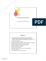 Capítulo 1 Classificação Dos Materiais Classificação Tradicional (3°)