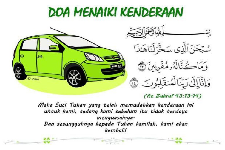 Doa Menaiki Kenderaan Pdf