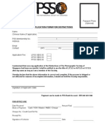 Distinctions Application Form
