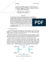 Guofu_Chen_Optimize Design and Operation of Renewable Energy Cycle Through Aspen HYSYS Integrated With Aspen EDR Software