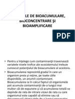 Procese de Bioacumulare, Bioconcentrare Si Bioamplificare