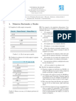 Números racionales e irracionales: propiedades y operaciones