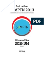 Naskah Soal Prediksi 2 SBMPTN 2013 Soshum (IPS)