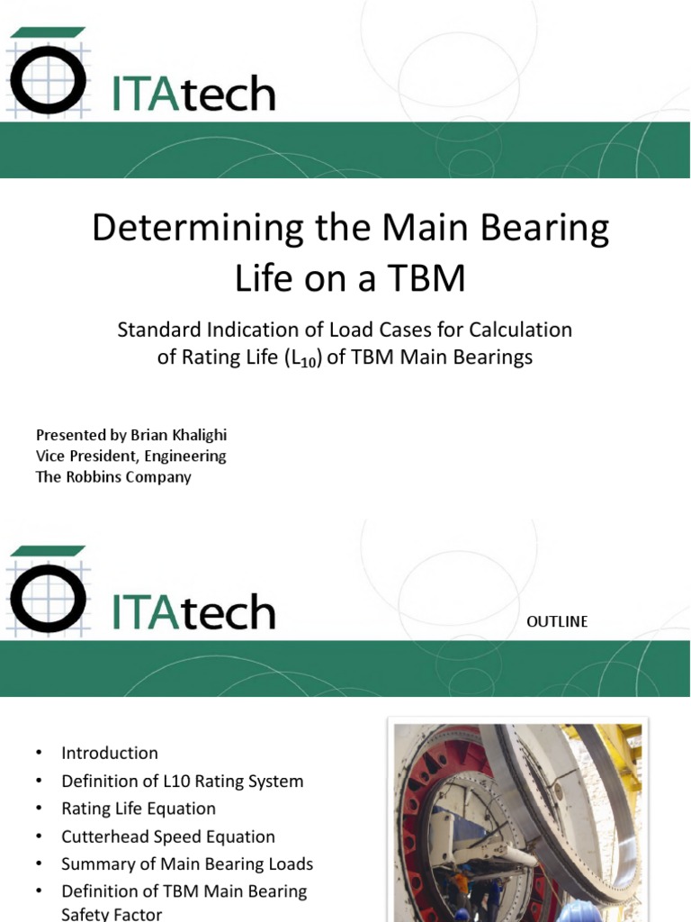 ISO R281 Bearings L10 Calculation Bearing (Mechanical) Equations
