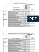 Physics Cap Matrix Marked For Final Exam 2014