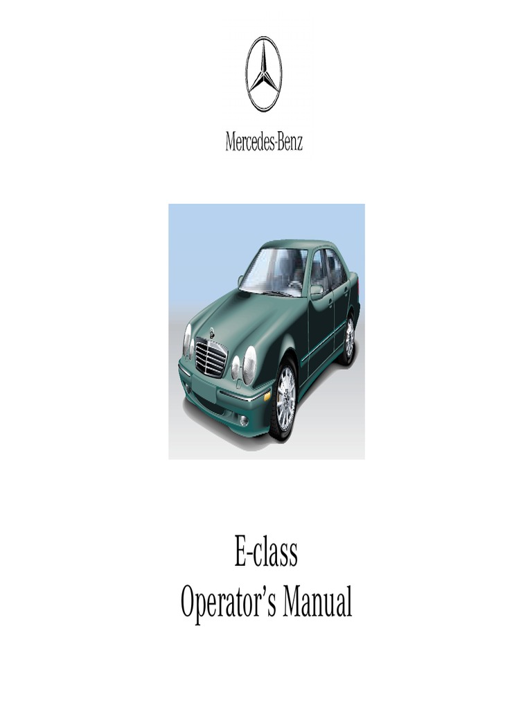 Mercedes E320 E430 Owners Manual 2001 | PDF | Remote Control