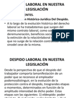 Despido Laboral en Nuestra Legislación