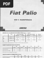 Manual Do Fiat Palio Versões 96-99 El, Ed, Edx e 16v
