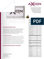 AXION Product Sheet