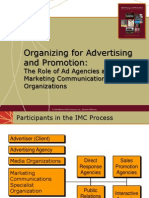 Organizing For Advertising and Promotion:: The Role of Ad Agencies and Other Marketing Communications Organizations