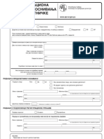 Registraciona Prijava Osnivanja Preduzetnicke Radnje