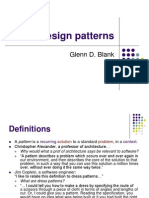 Design Patterns: Glenn D. Blank