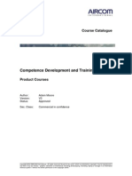 Competence Development and Training Services: Course Catalogue