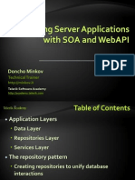 Building A Server App With SOA and WebAPI