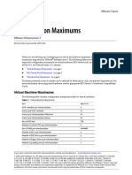 VMware Infrastructure Configuration Maximums