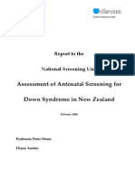 Assessment Antenatal Screening Down Syndrome