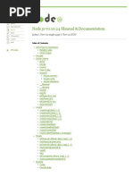 Node - Js v0.10.24 Manual & Documentation: Index View On Single Page View As JSON