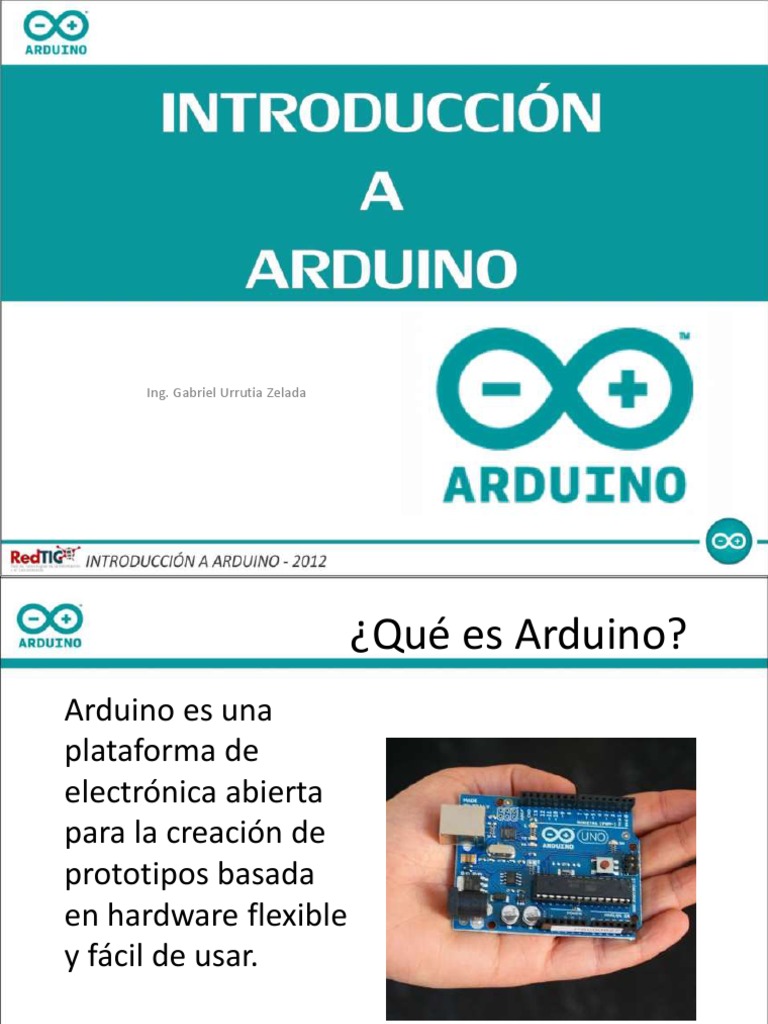 Arduino | PDF | Arduino | Ingenieria Eléctrica