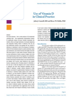 Use of Vitamin D in Clinical Practice: Review Article