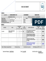 Risk Assessment: Section 1 Radiographic Test Department Fabrication