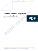 Aprenda Hablar Publico 5369