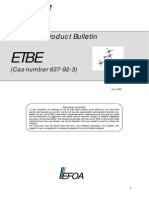ETBE Technical Bulletin: Physical Properties and Applications