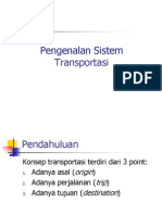 Kuliah 1 Transportasi Sebuah Sistem